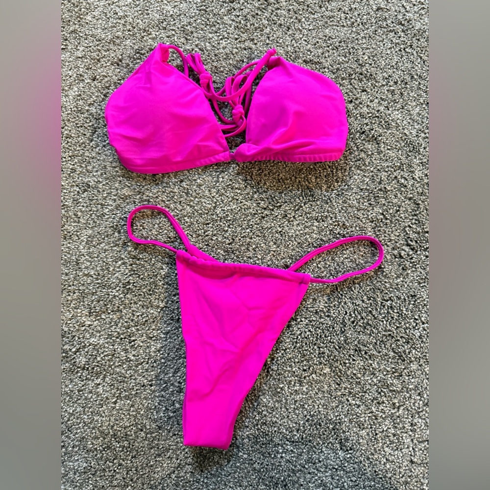 Vibrant Pink Bikini Set